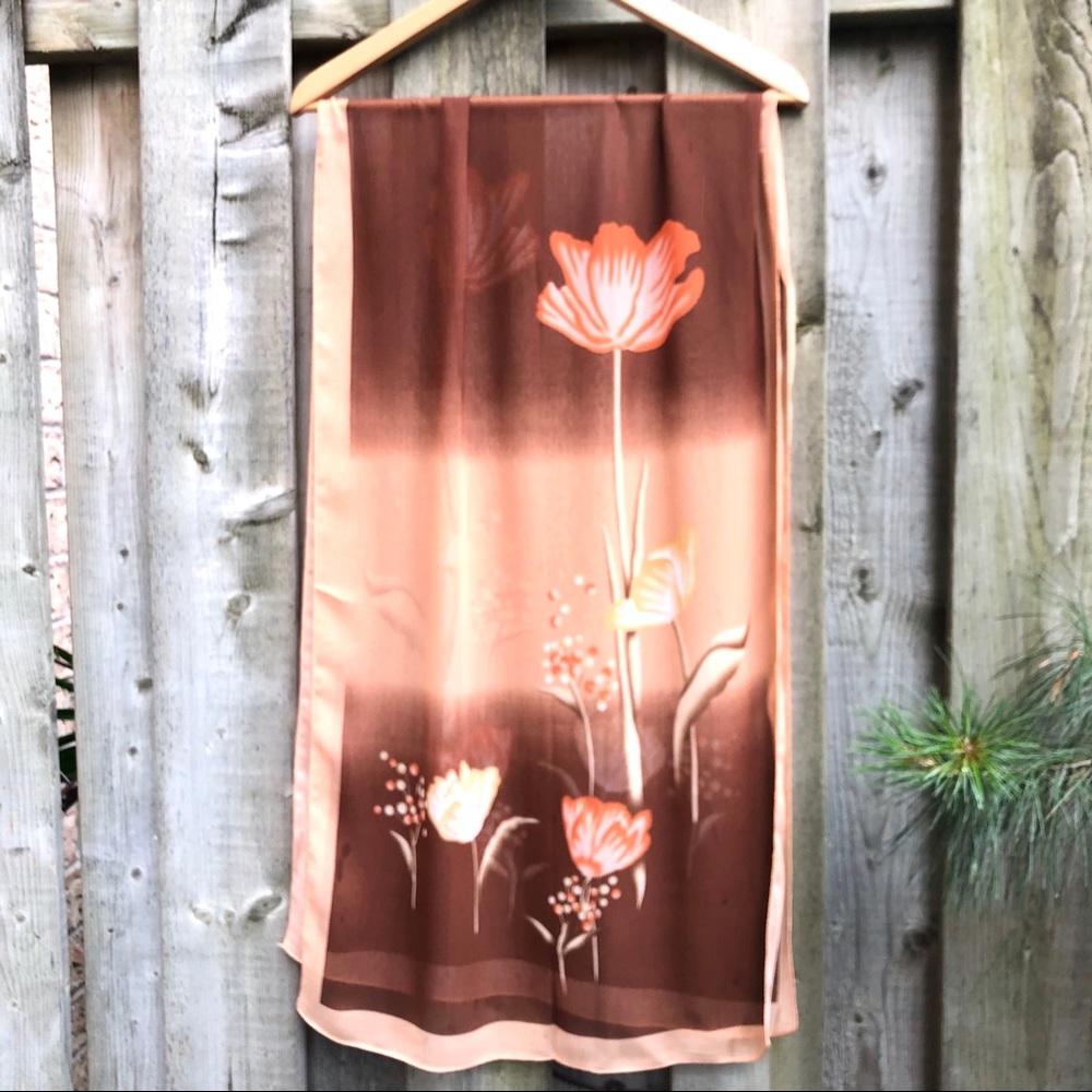Vintage 80’s Sheer Scarf / Shawl